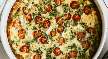 Fritata tomates basilic